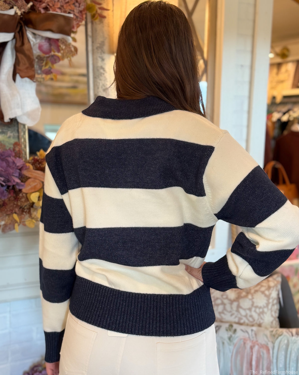 The Prescott Stripe Sweater