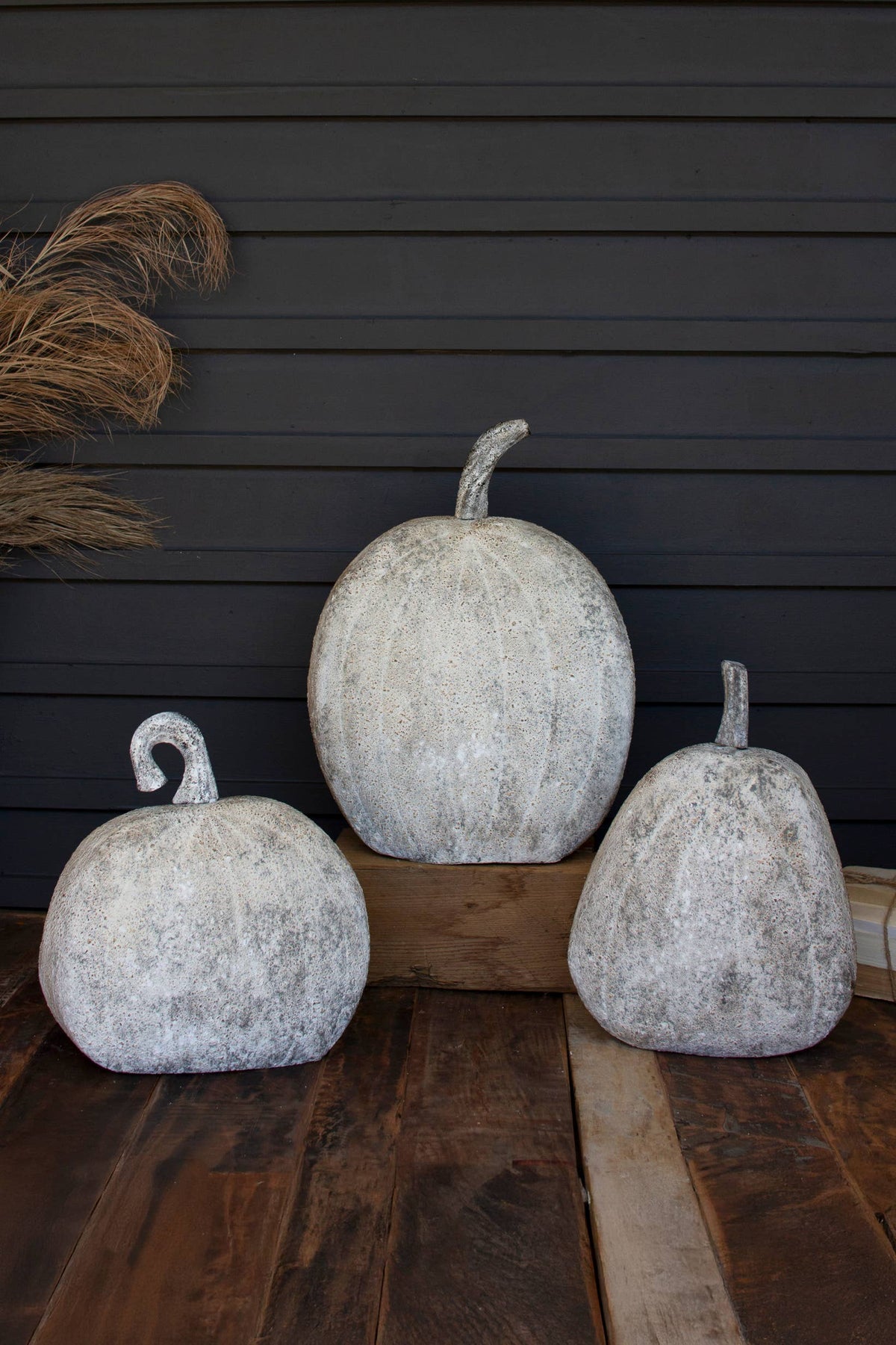 RUSTIC METAL PUMPKINS