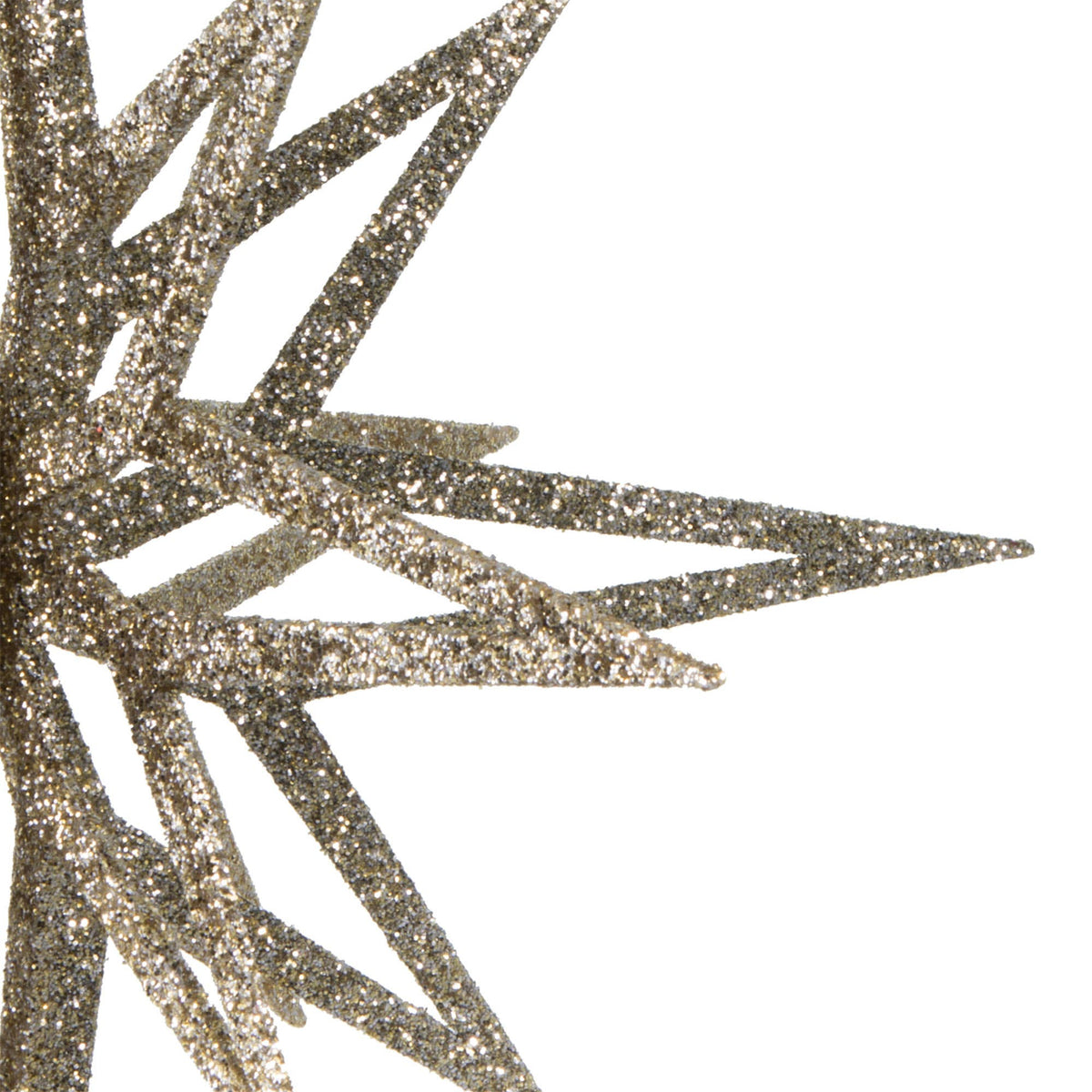 Champagne Iridescent Star Christmas Ornament – 16"