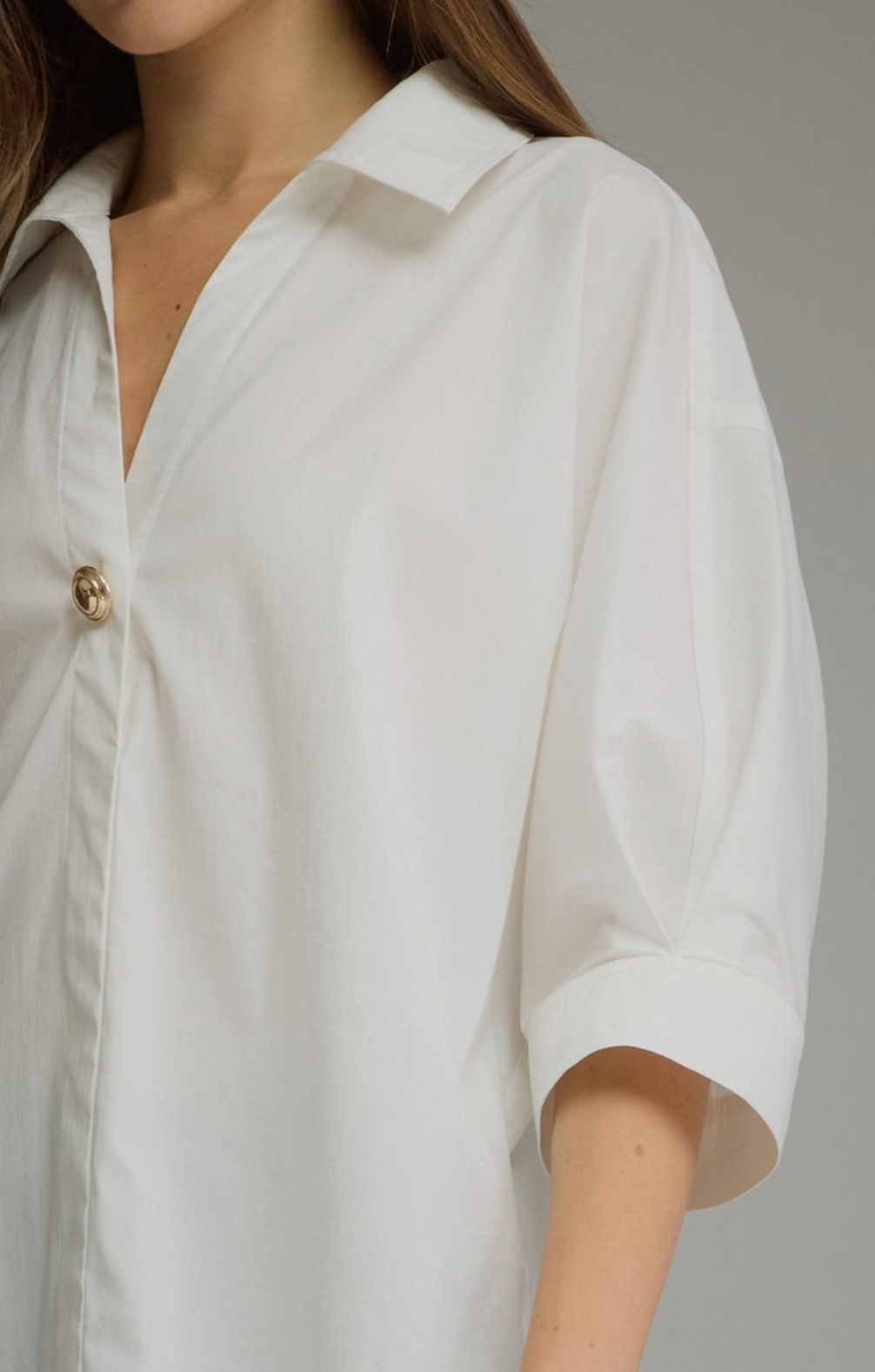 The Sunday Best Button Detail Top