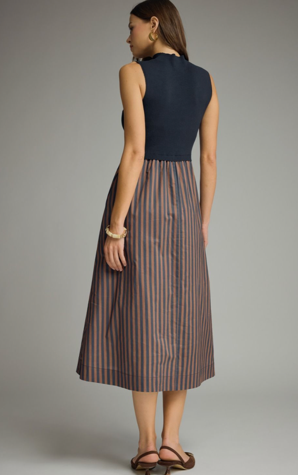 The Hadley Striped Midi Dress