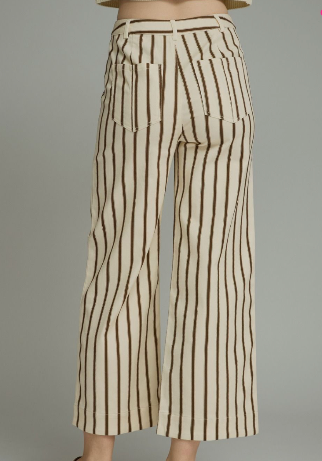 The Ellery Stripe Wide Leg Pants