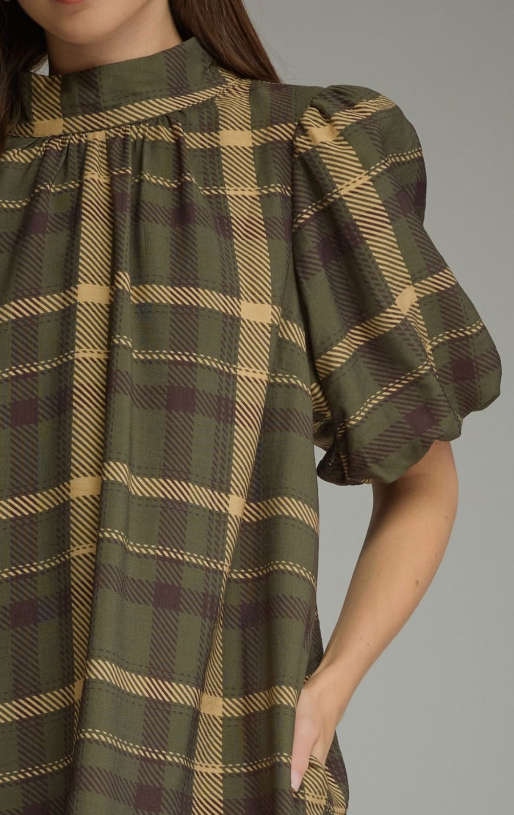 The Hensley Plaid Dress