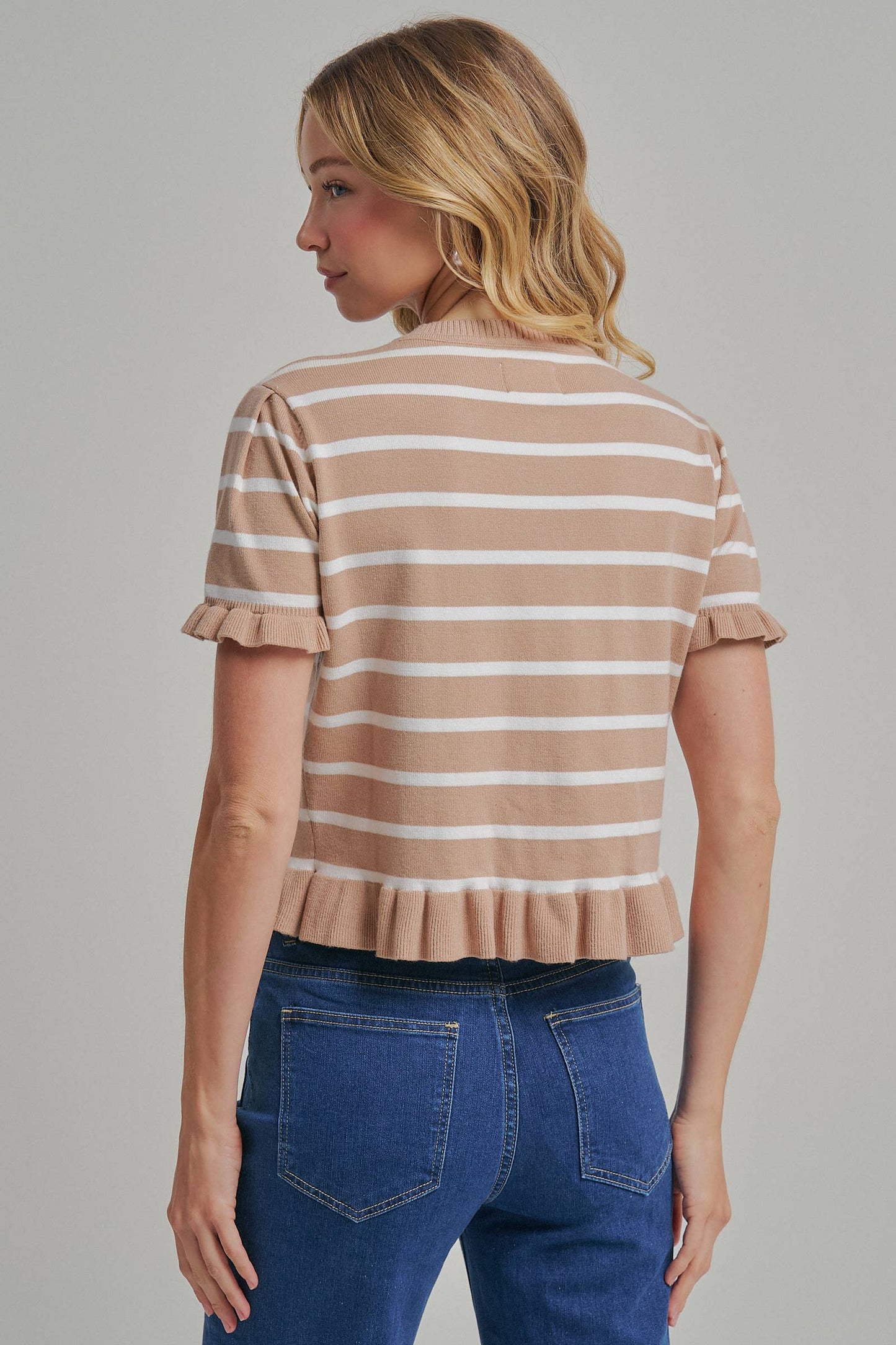 Morning Latte Knit Top