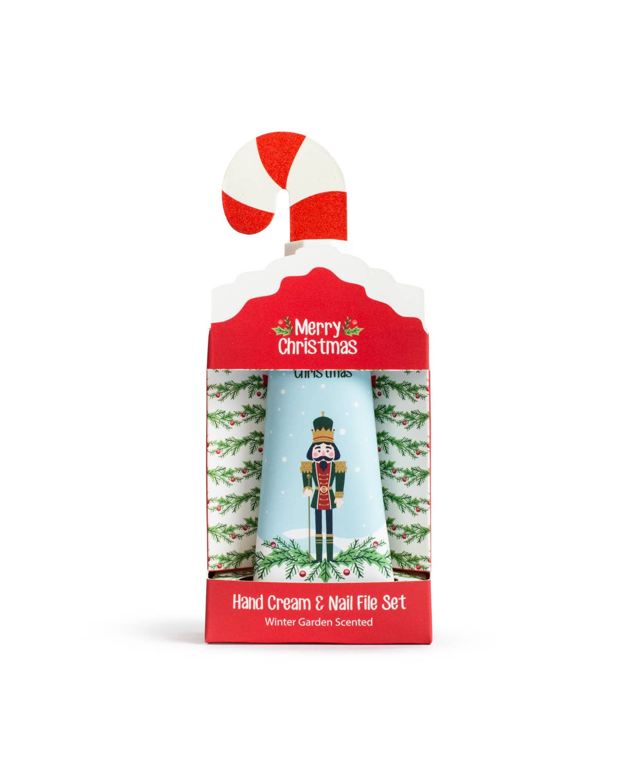 Nutcracker and Holly Hand Cream and Nail File Set - Winter Garden Scented