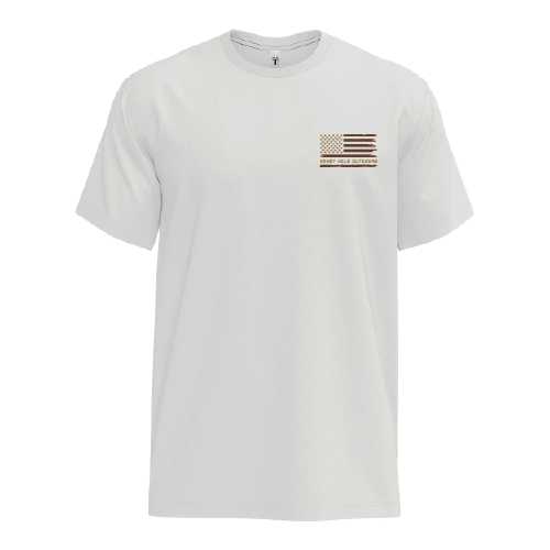 Short Sleeve - Pointer Flag - Bone
