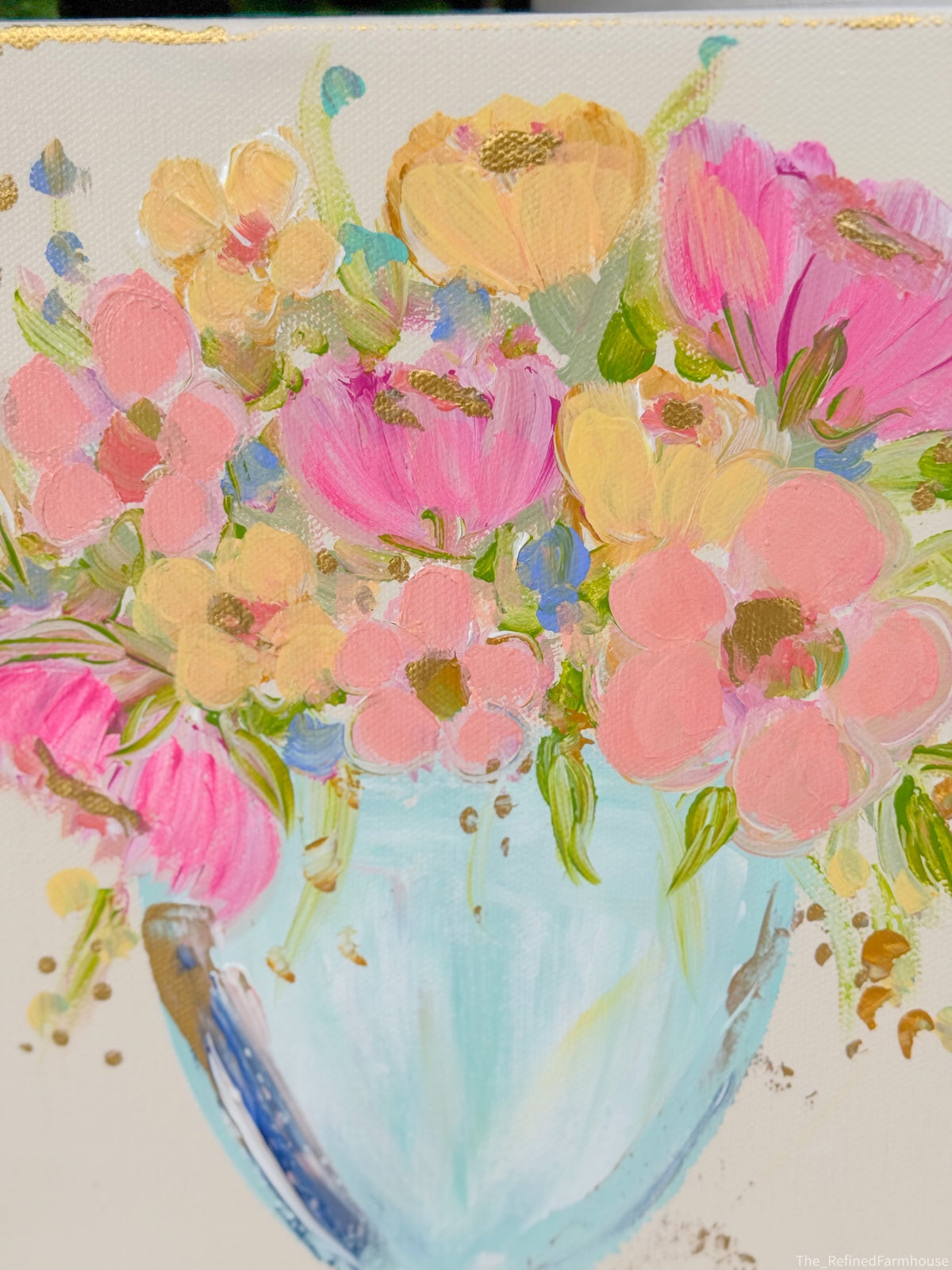 Blooming Joy | Hand Painted Original | 10x10