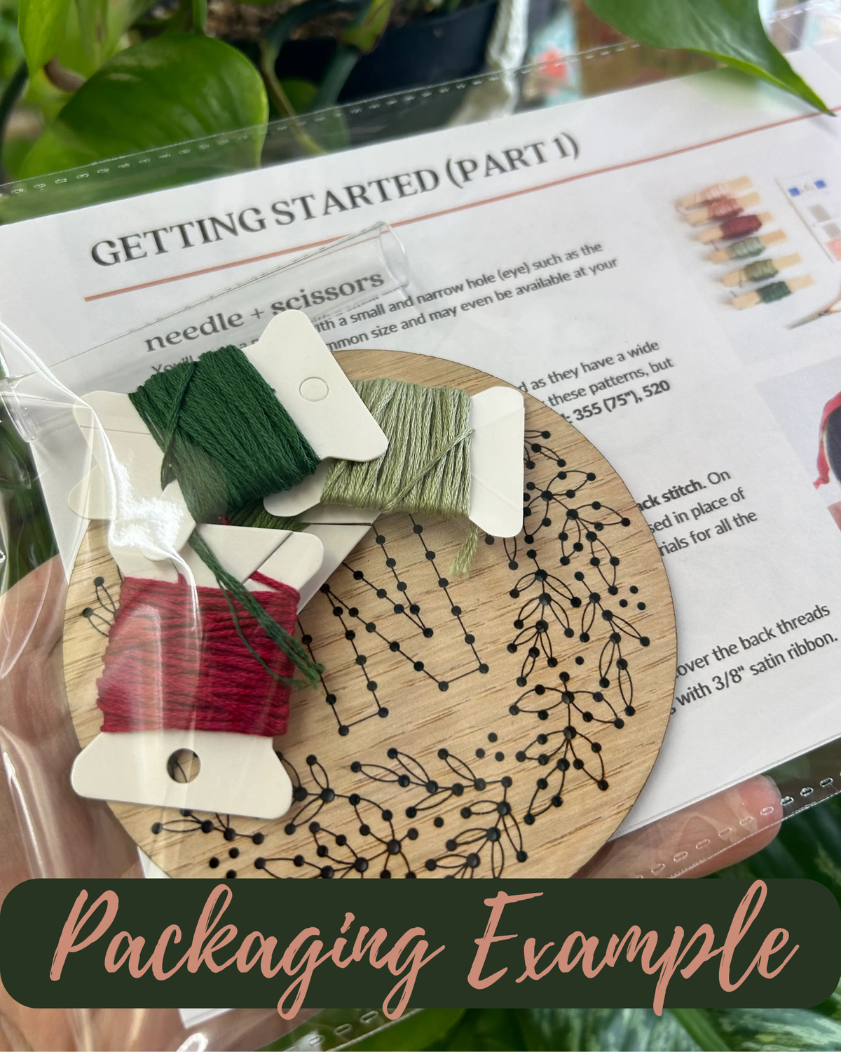 Floral Bird Embroidery Kit – Decorative DIY Craft