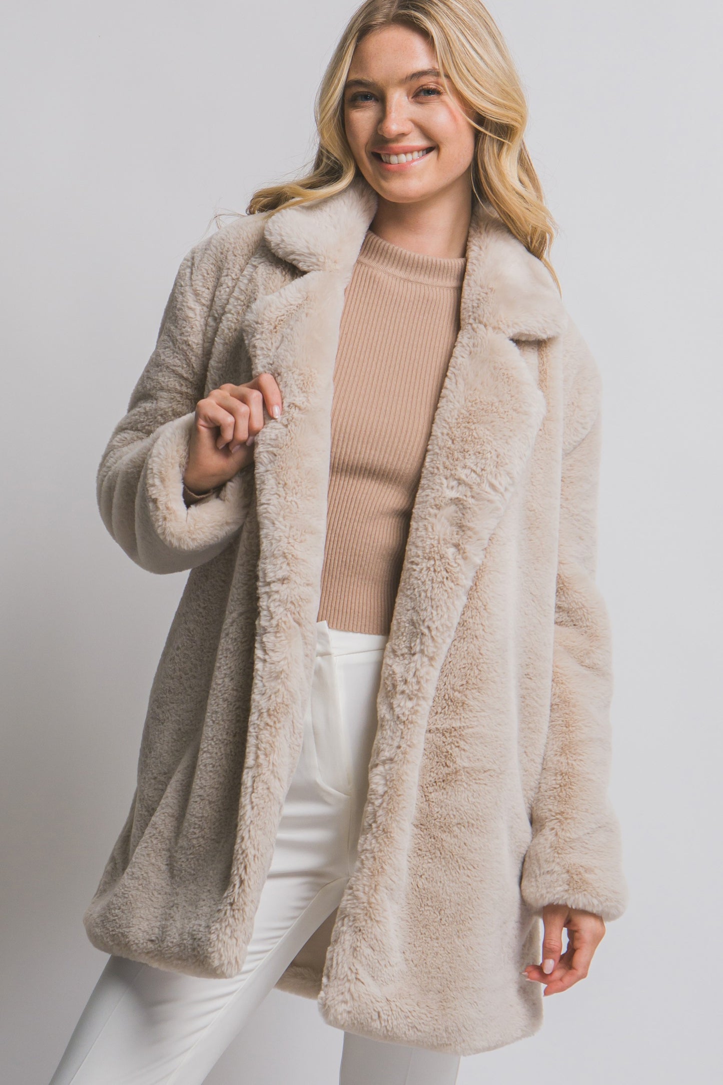 Cozy Luxe Faux Fur Coat