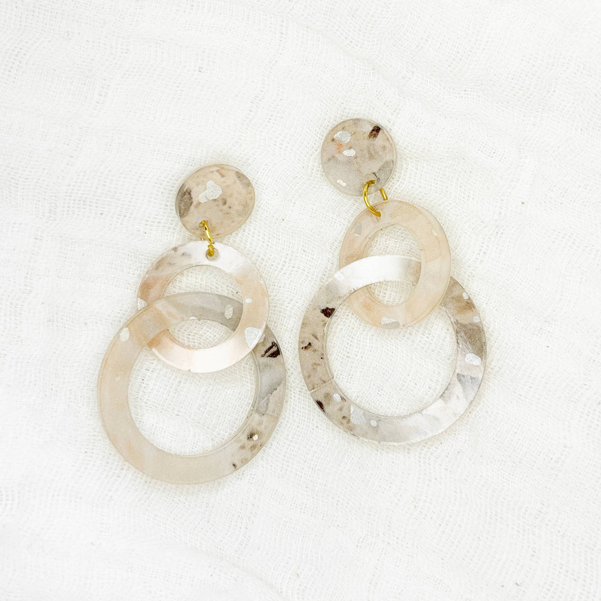 Trinity Earrings: Riverbed