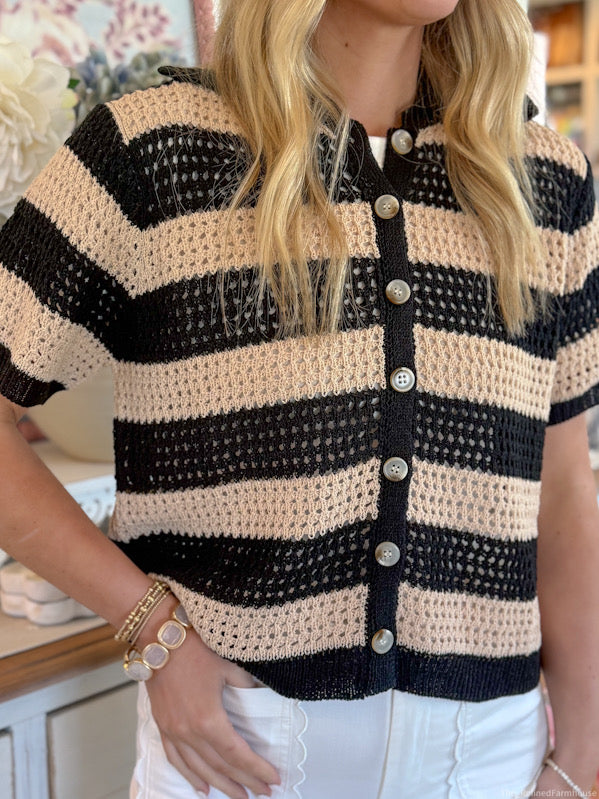 The Sutton Stripe Knit