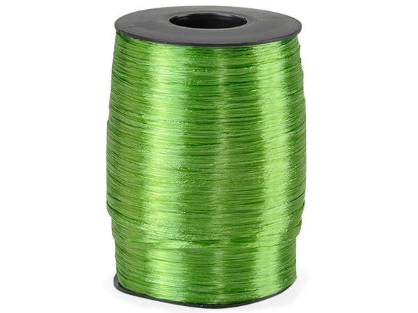 Pearlized Raffia Ribbon: Light Blue, 1 Pack, 100 yards