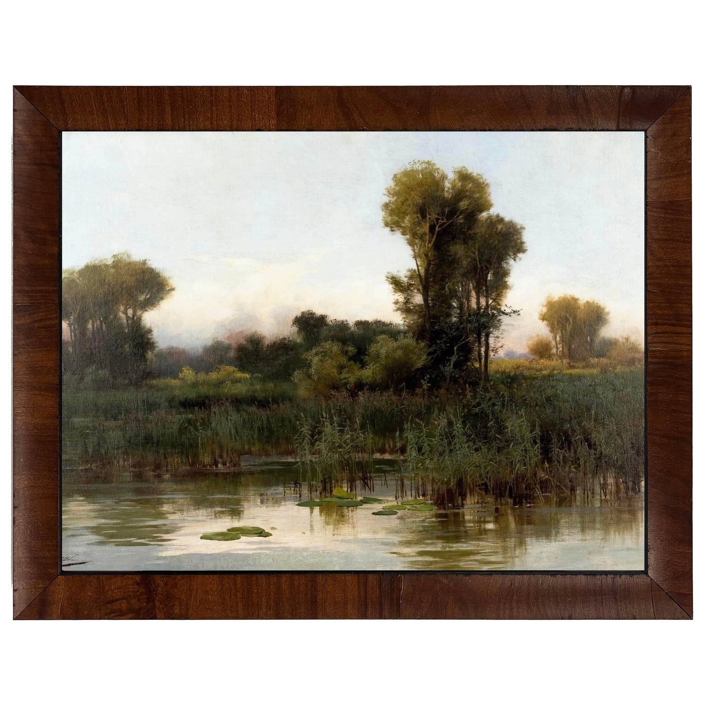 EE Vintage oil painting reproduction: