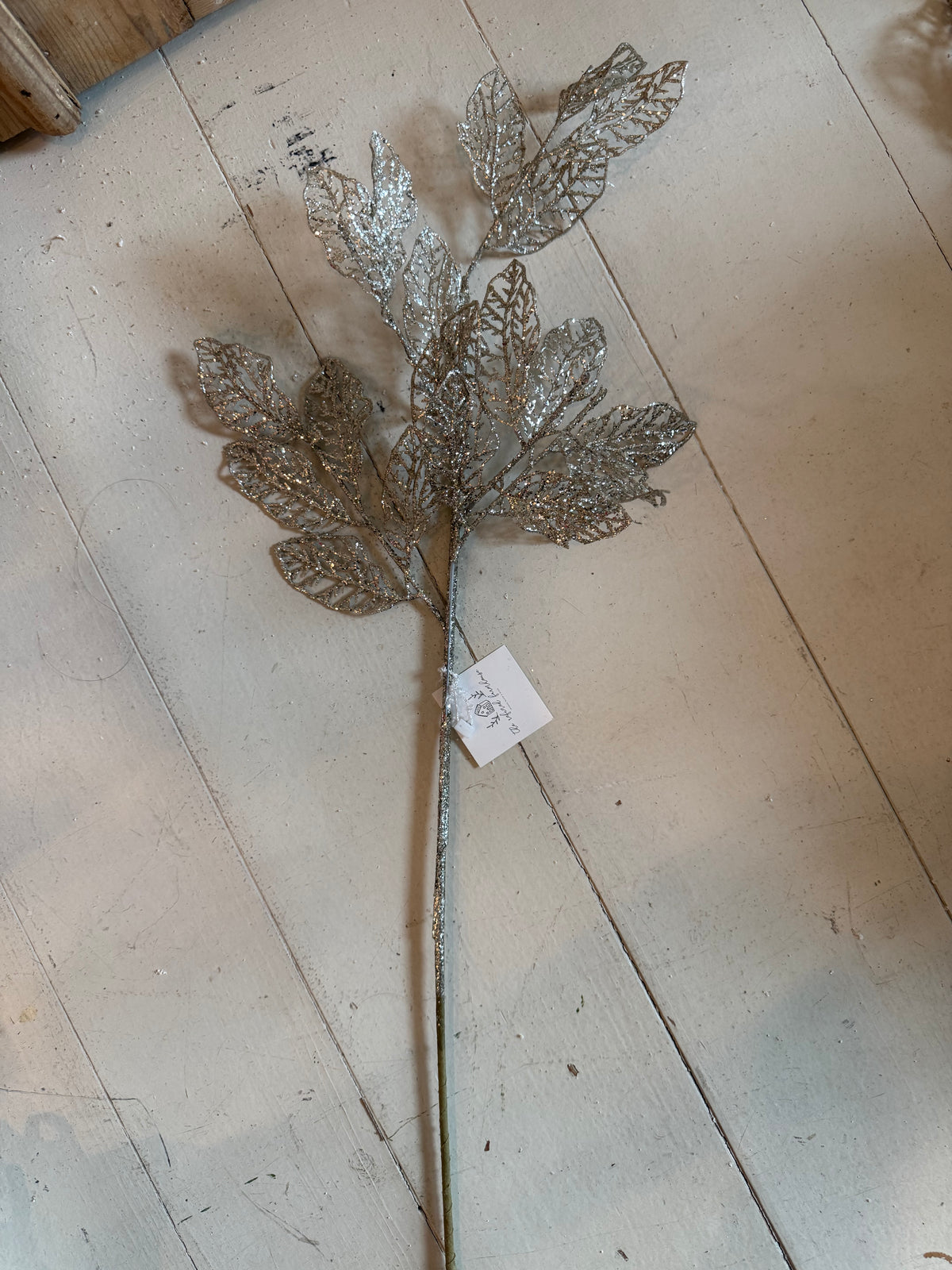 Glitter Leaf Pick
