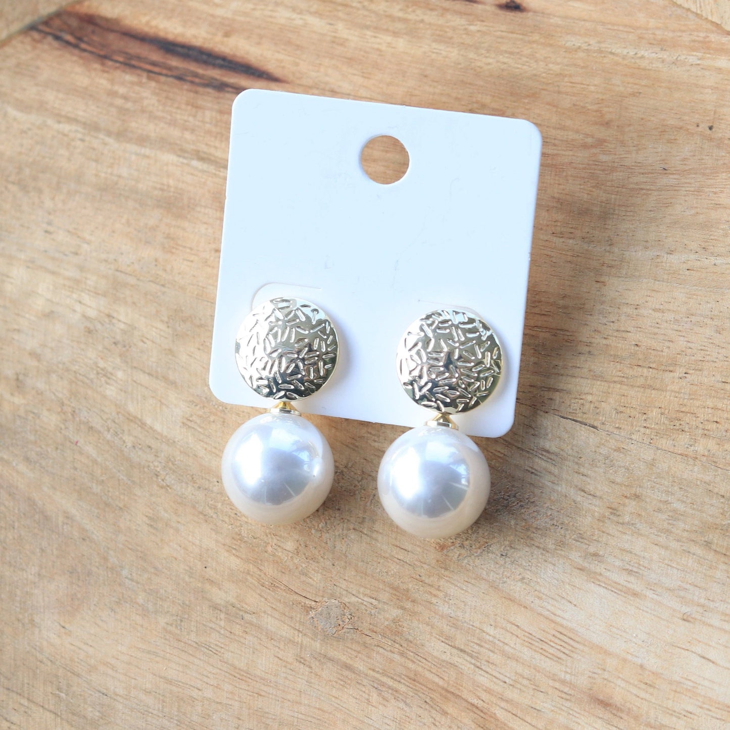 Pearl Bauble Earrings