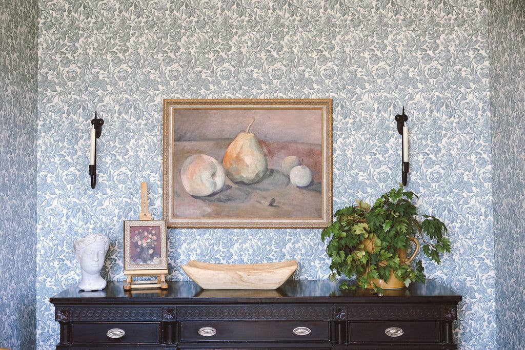 Pears and Apples Framed Antique Art: 12x10