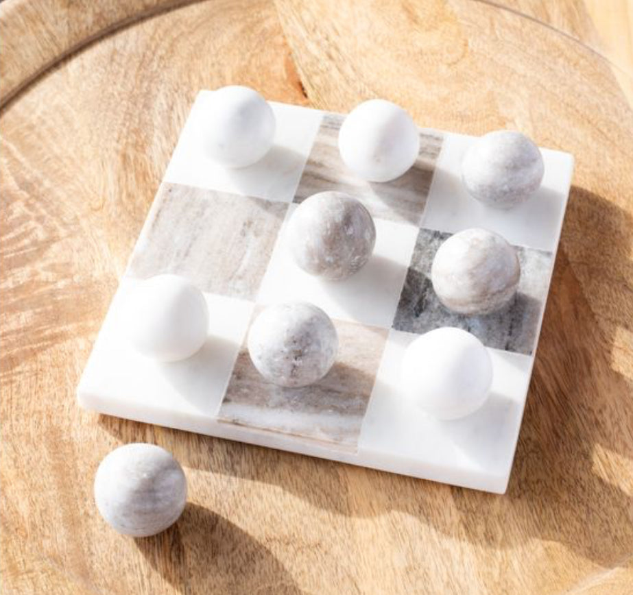 Marble Tic Tac Toe Game