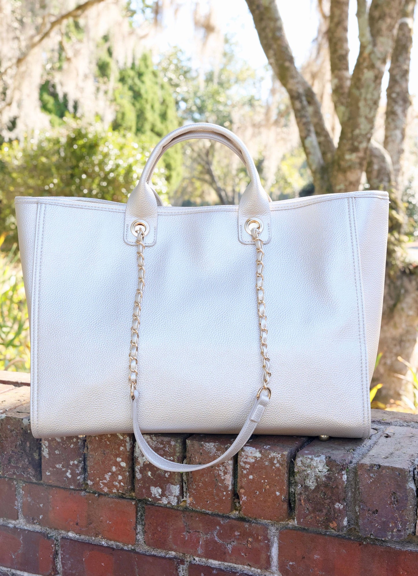 Melissa Tote Bag Pearl