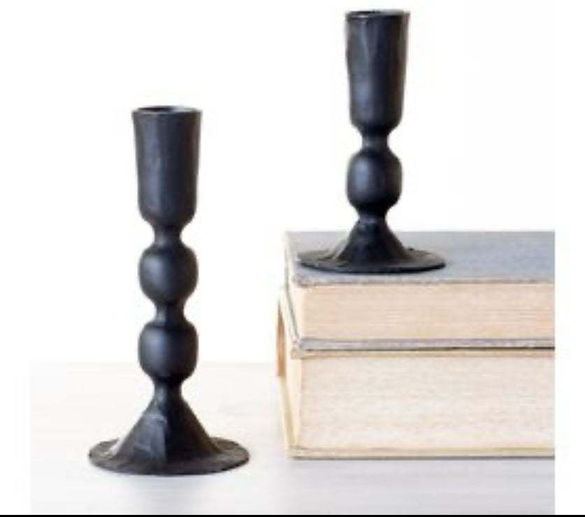 Black Metal Candle Holders