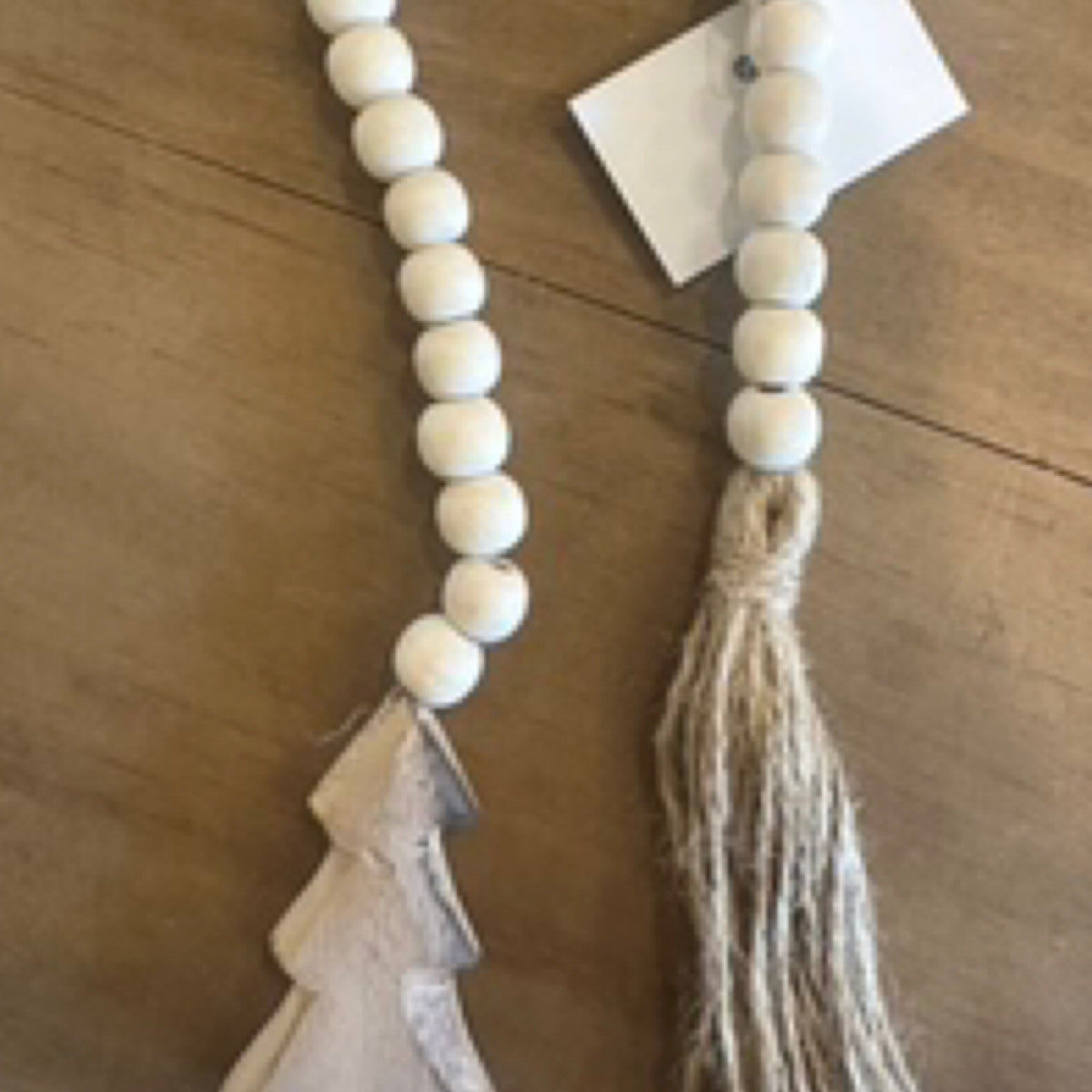 Beaded tree garland