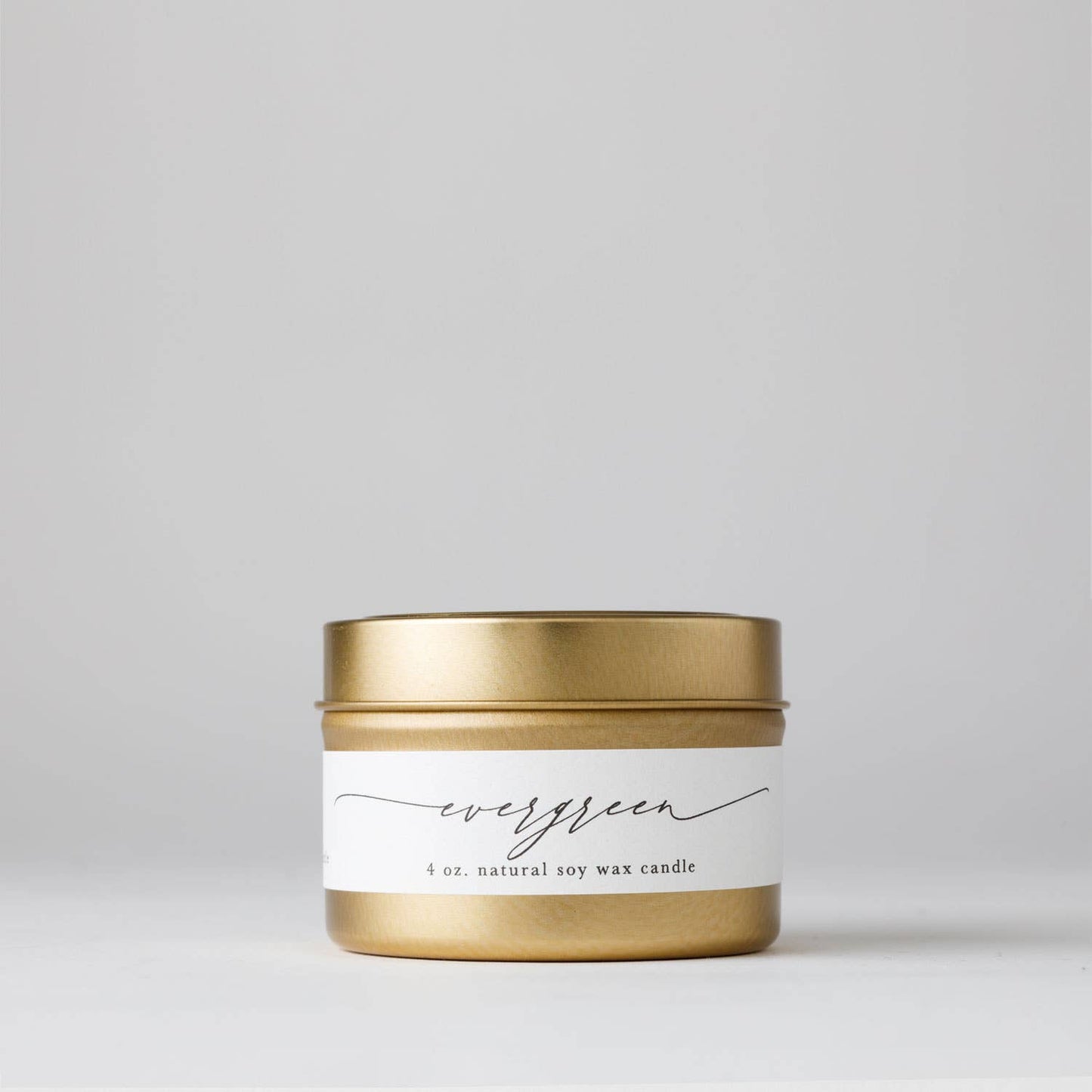 Evergreen : Tin Soy Candle - Seasonal Winter Christmas