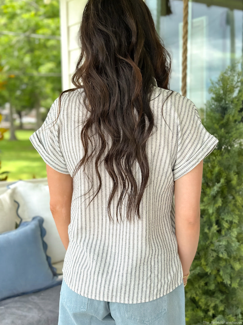 The Marlowe Striped Linen Shirt