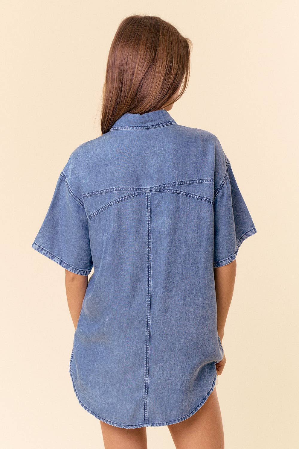 Westward Denim Top