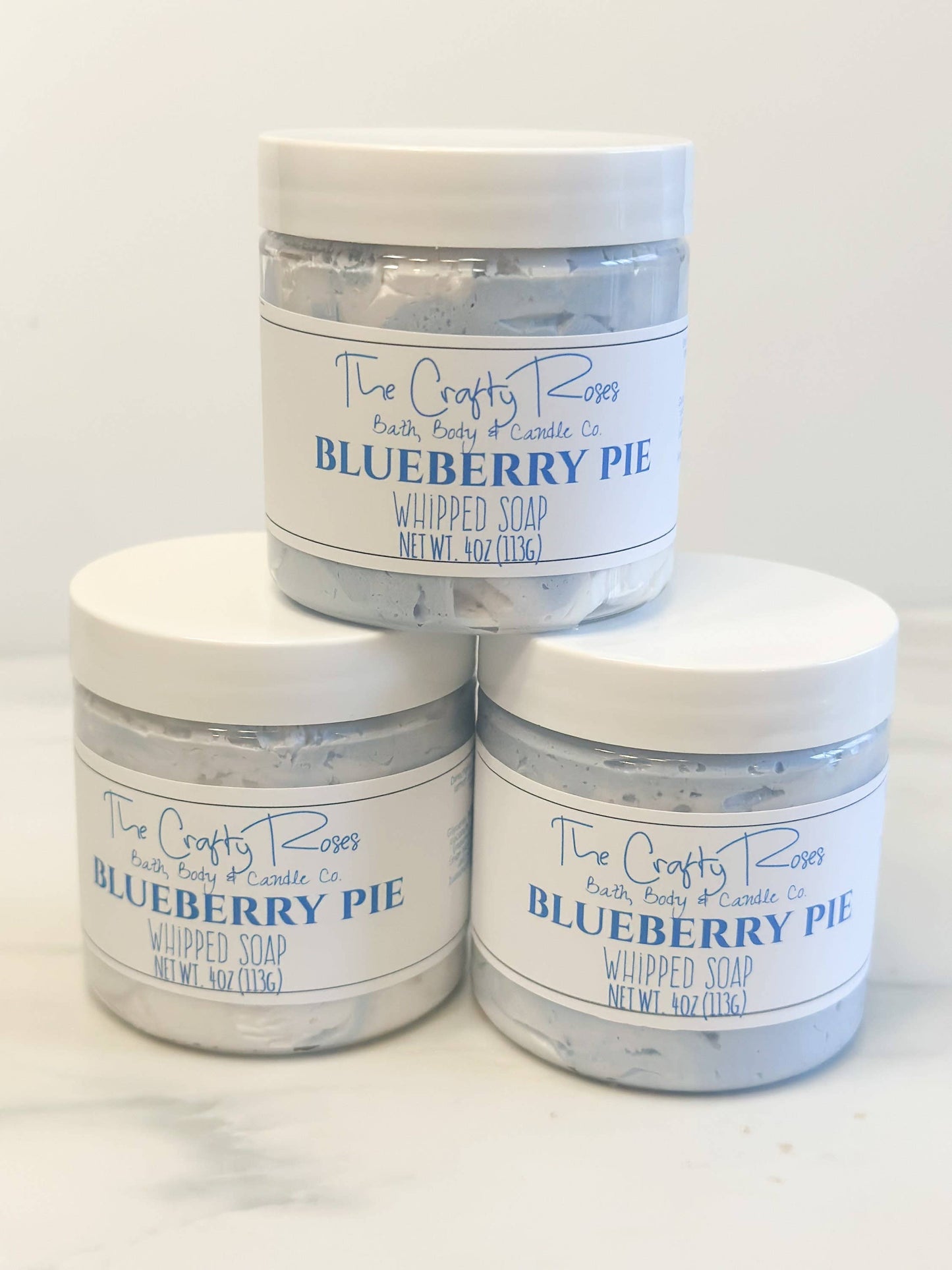 Blueberry Pie Whipped Soap: 4oz