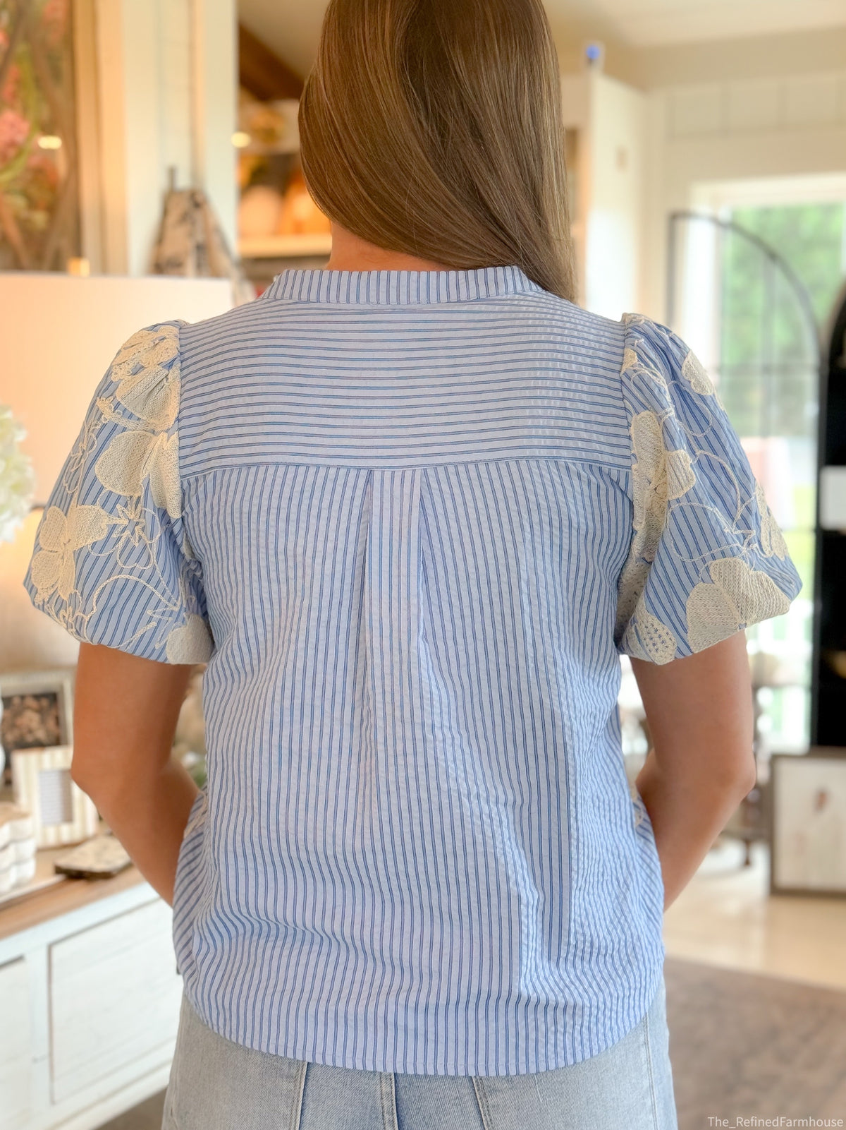 Grace in Bloom Stripe Blouse