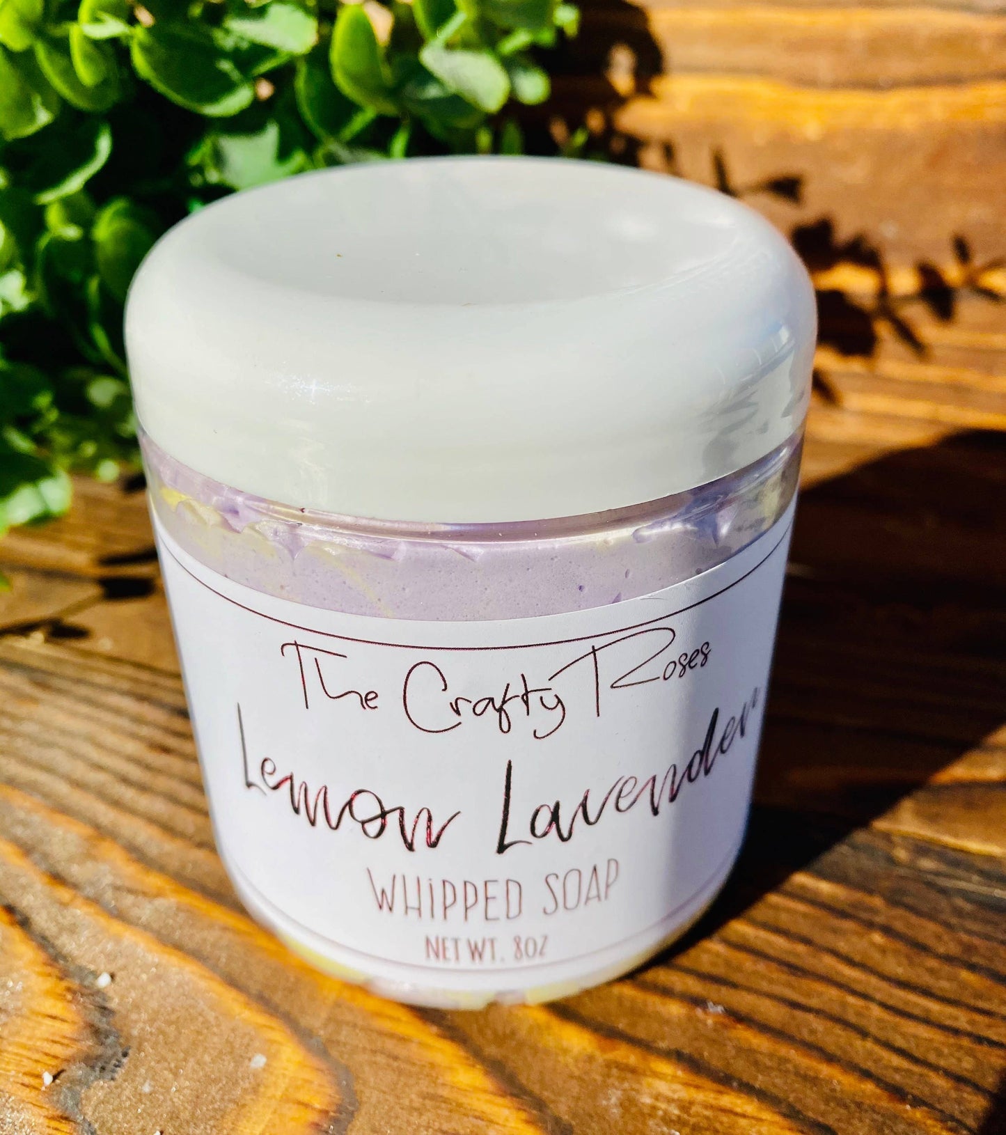 Lemon & Lavender Whipped Soap: 4 oz