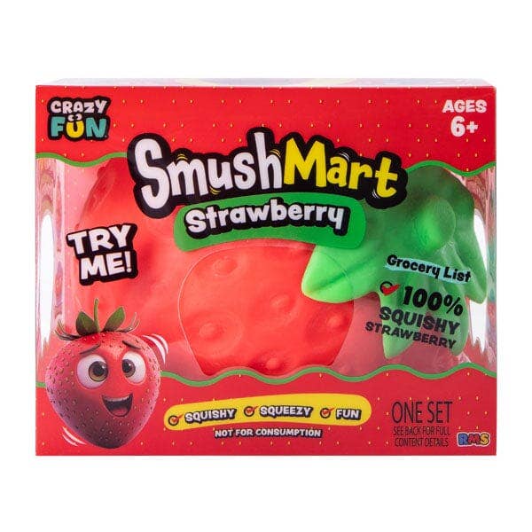 RMS® SmushMart™ Giant Scented Strawberry Squishy 1pc