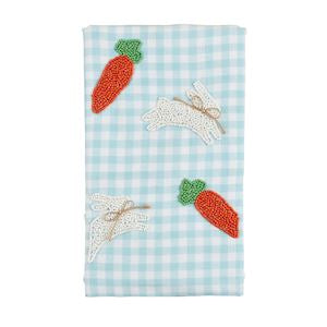 Bunny & Carrot Easter Bead Towel