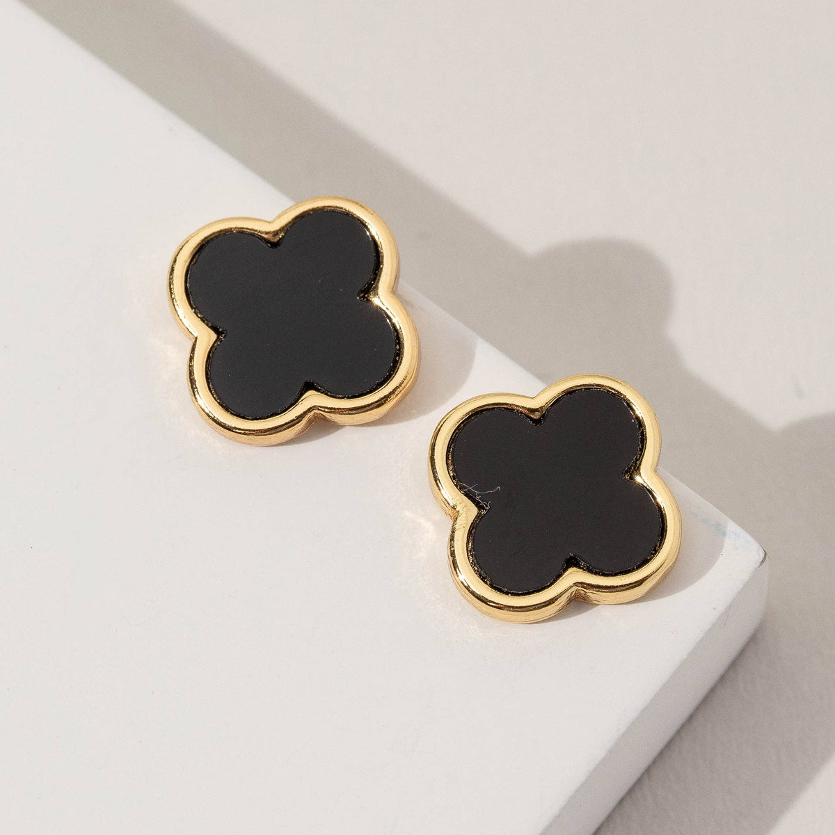 Quatrefoil Stud Earrings