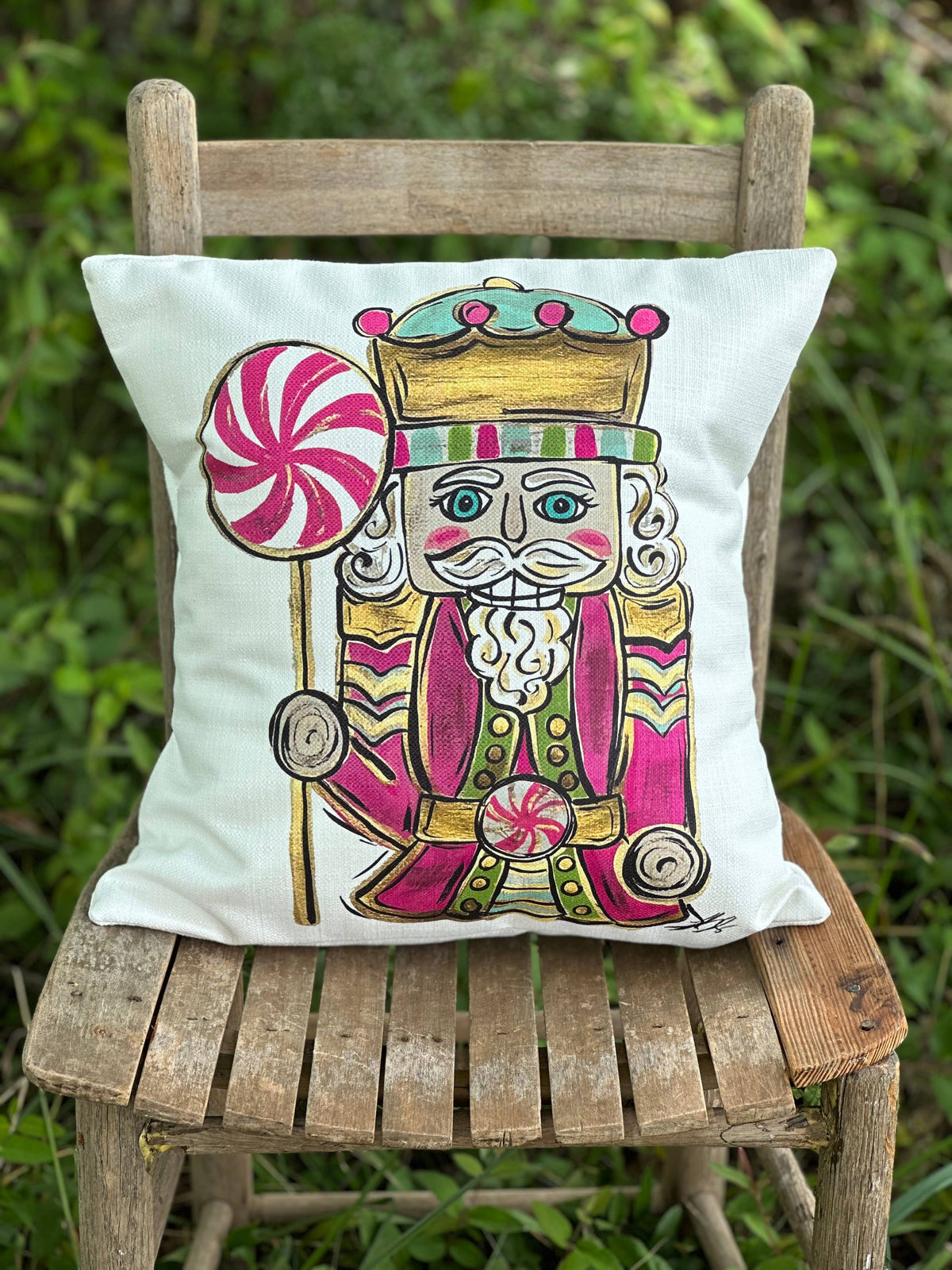 DS Pink Nutcracker Pillow
