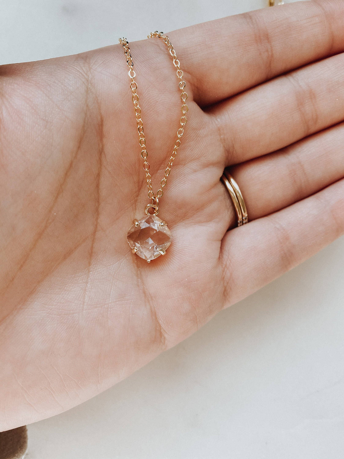 Birch Necklace - Gold