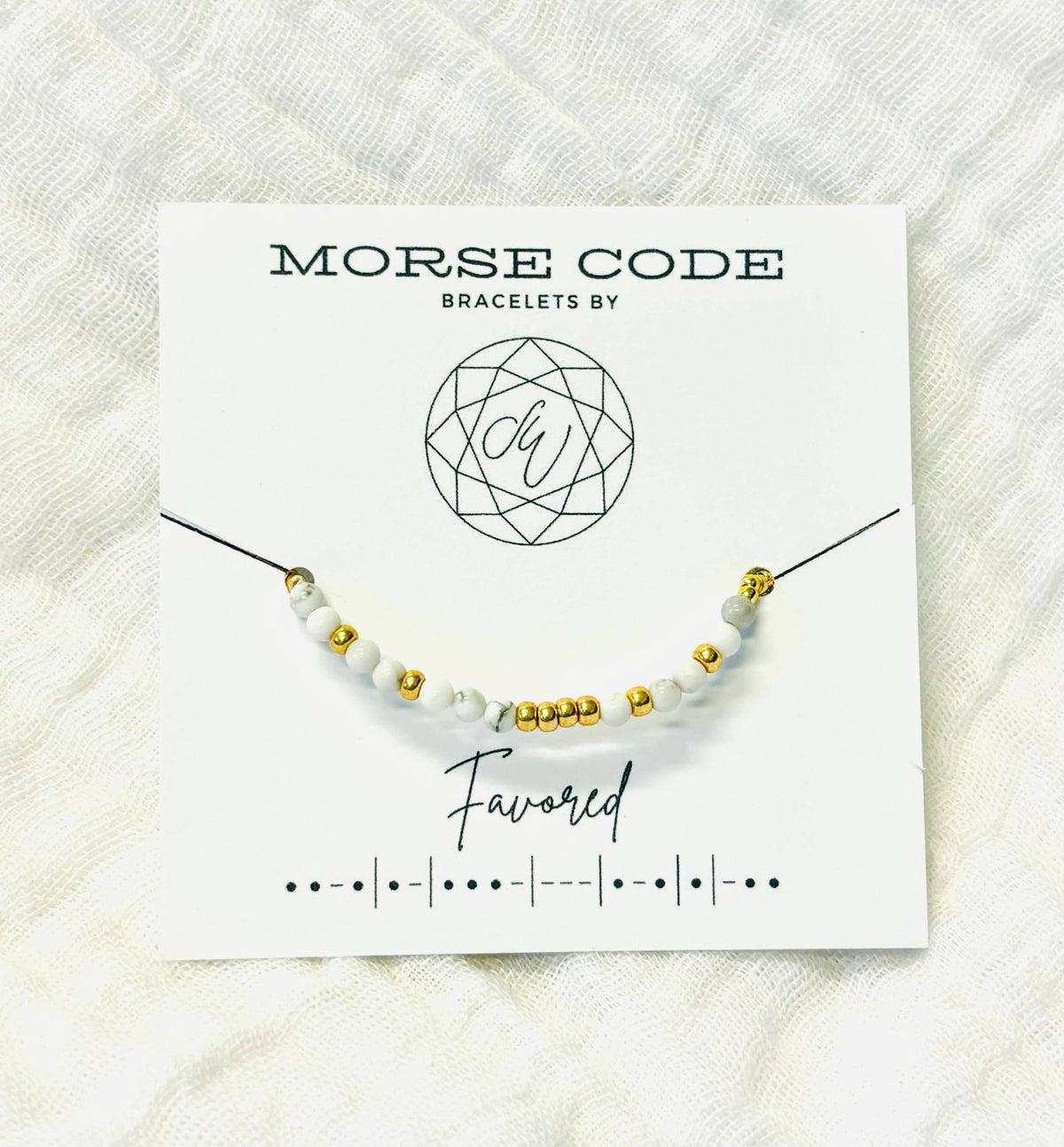 Morse Code Bracelet: Favored