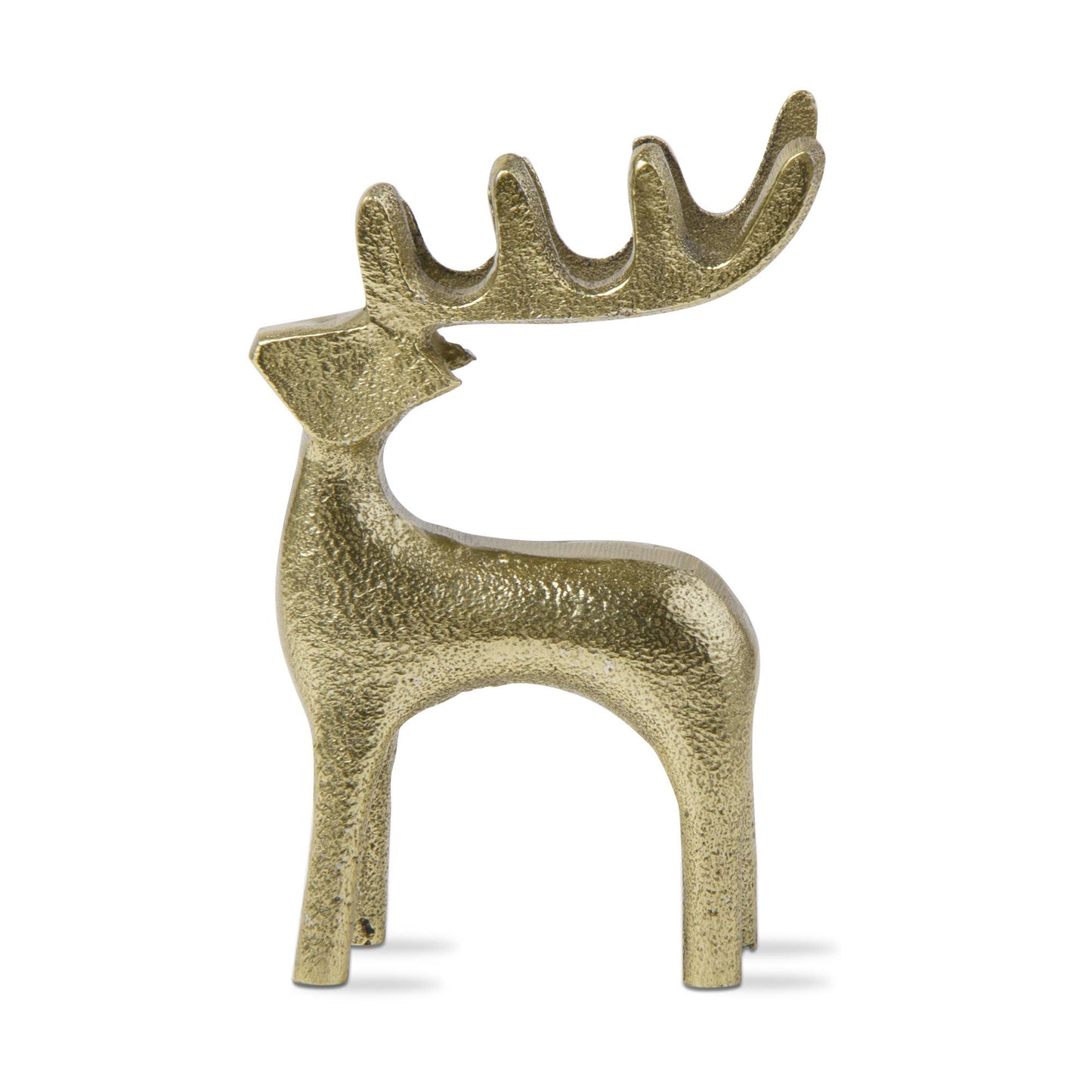 Reindeer Silhouette Figurine - Gold