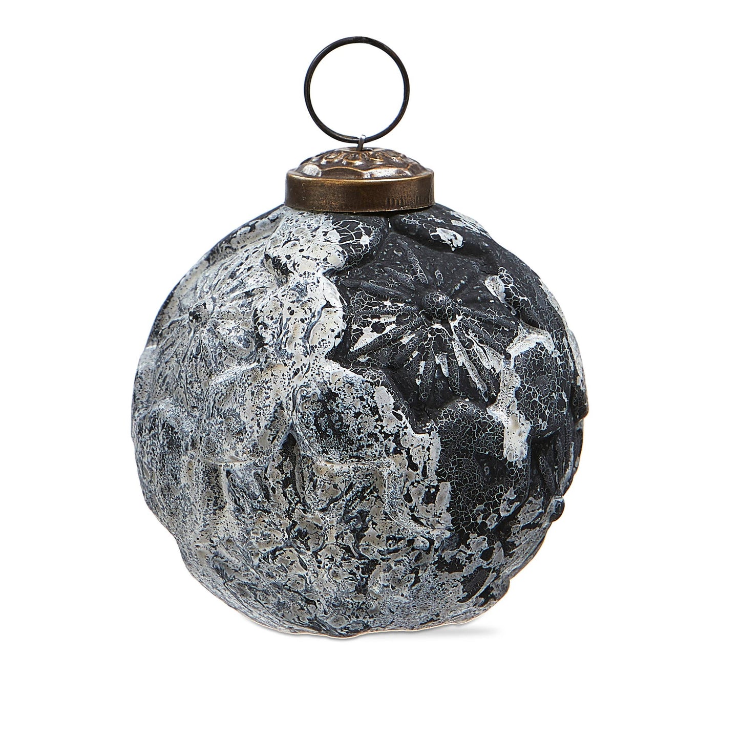 Twilight Flower Christmas Ornament 3 In - Black Multi