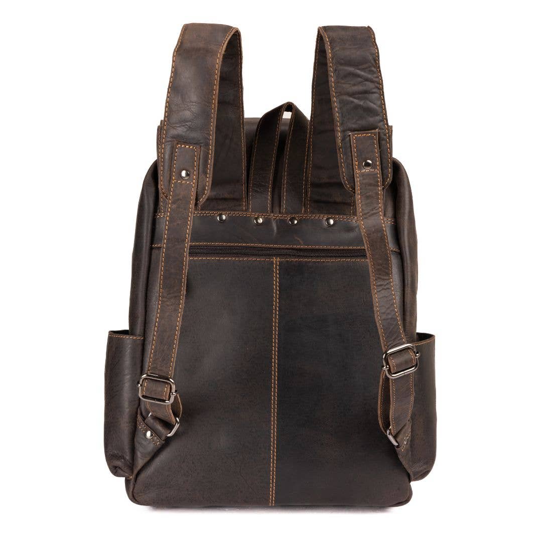 Leather Vintage Backpack Scott- Sandal