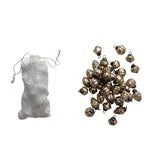 Embossed Mercury Glass Ornaments, Antique Gold – (1")
