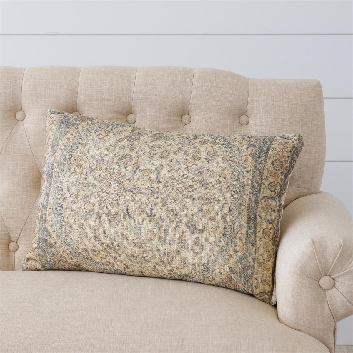 Blue Manor Antique Lumbar