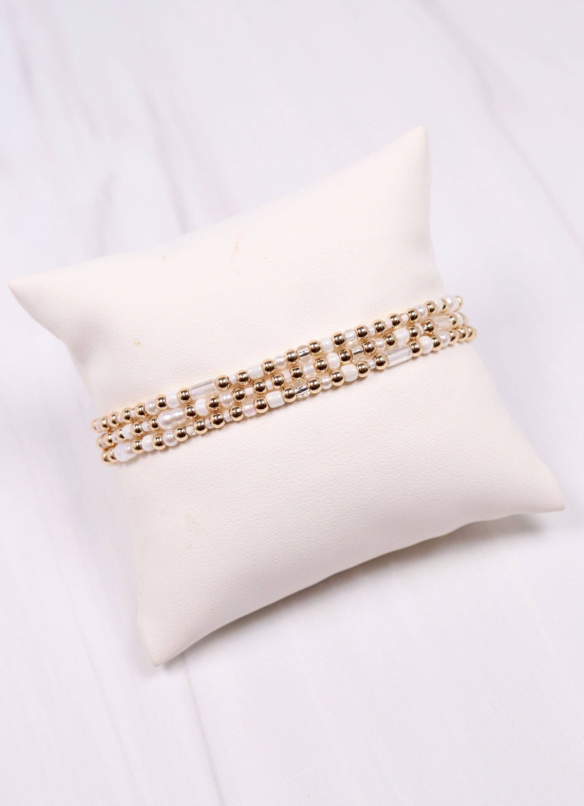 Dewayne Bracelet Set WHITE: Default