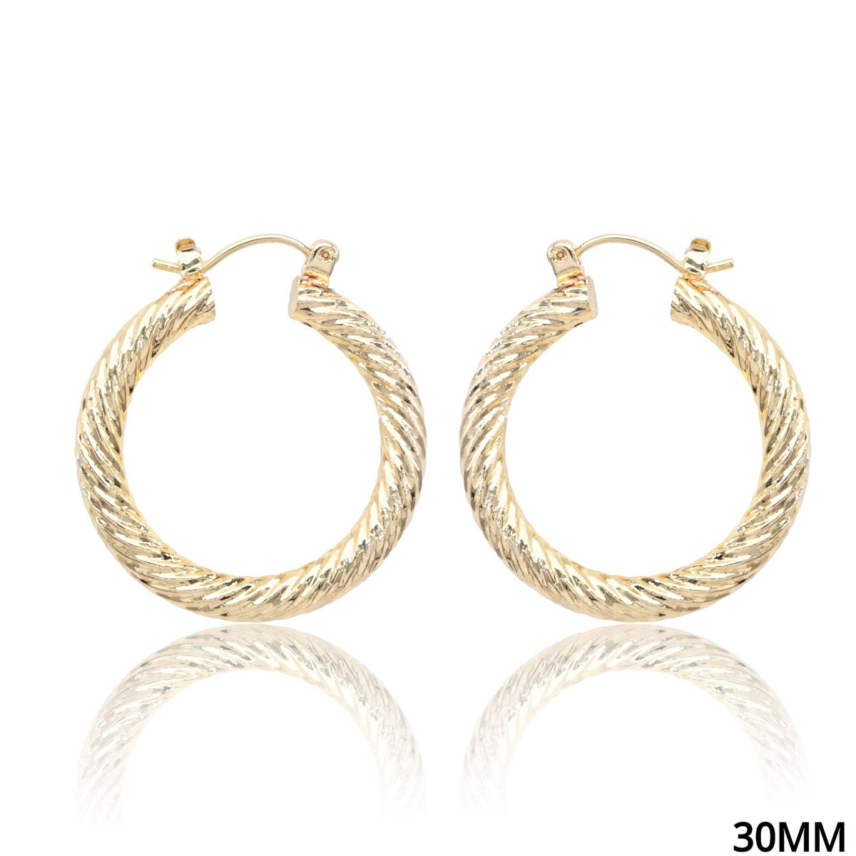 Gold Line Textured Aluminum Light Weight 1.5" Hoop