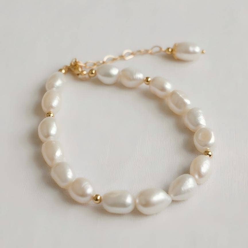 Vintage Inspired Freshwater Pearl Bracelet
