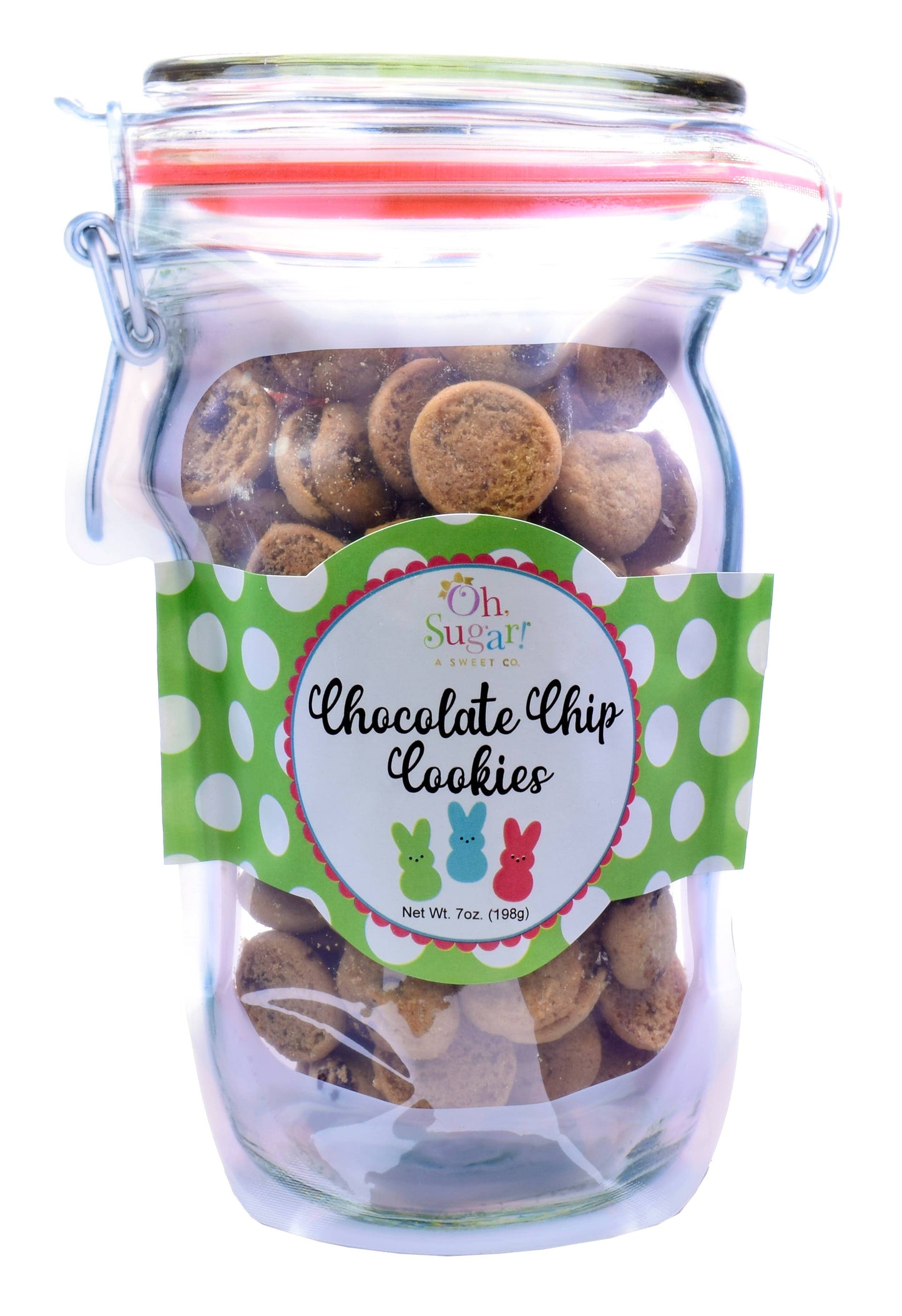 Easter Chocolate Chip Mason Jar Pouches