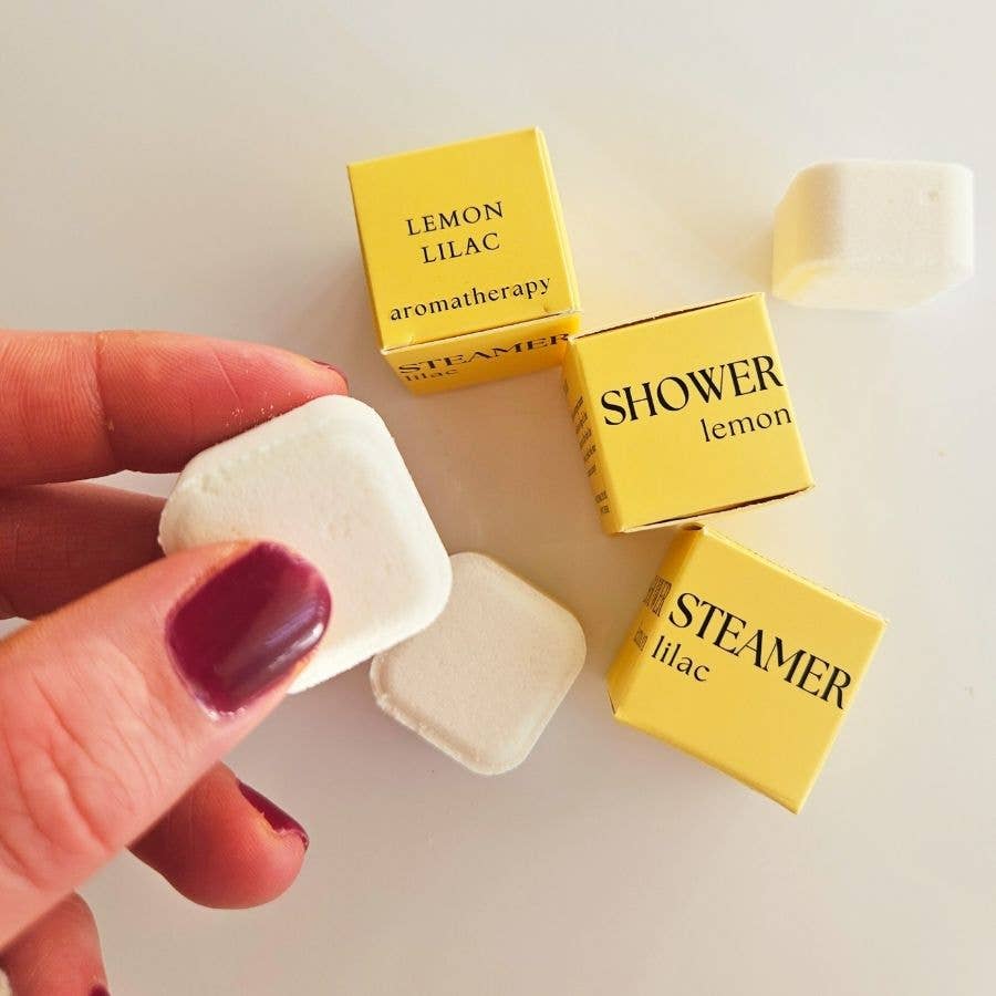Lemon Lilac | Spring Shower Steamer, Aromatherapy, Spa