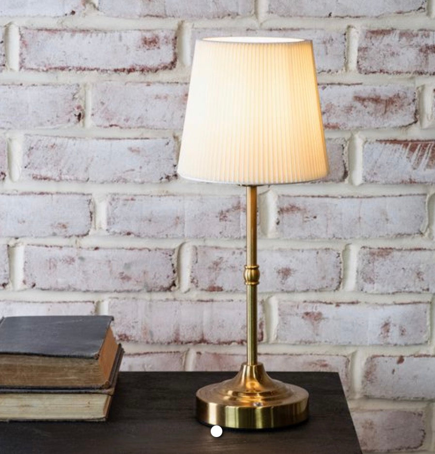 Rechargeable Gold LED Lamp