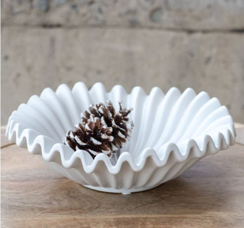 Matte White Deco Dish
