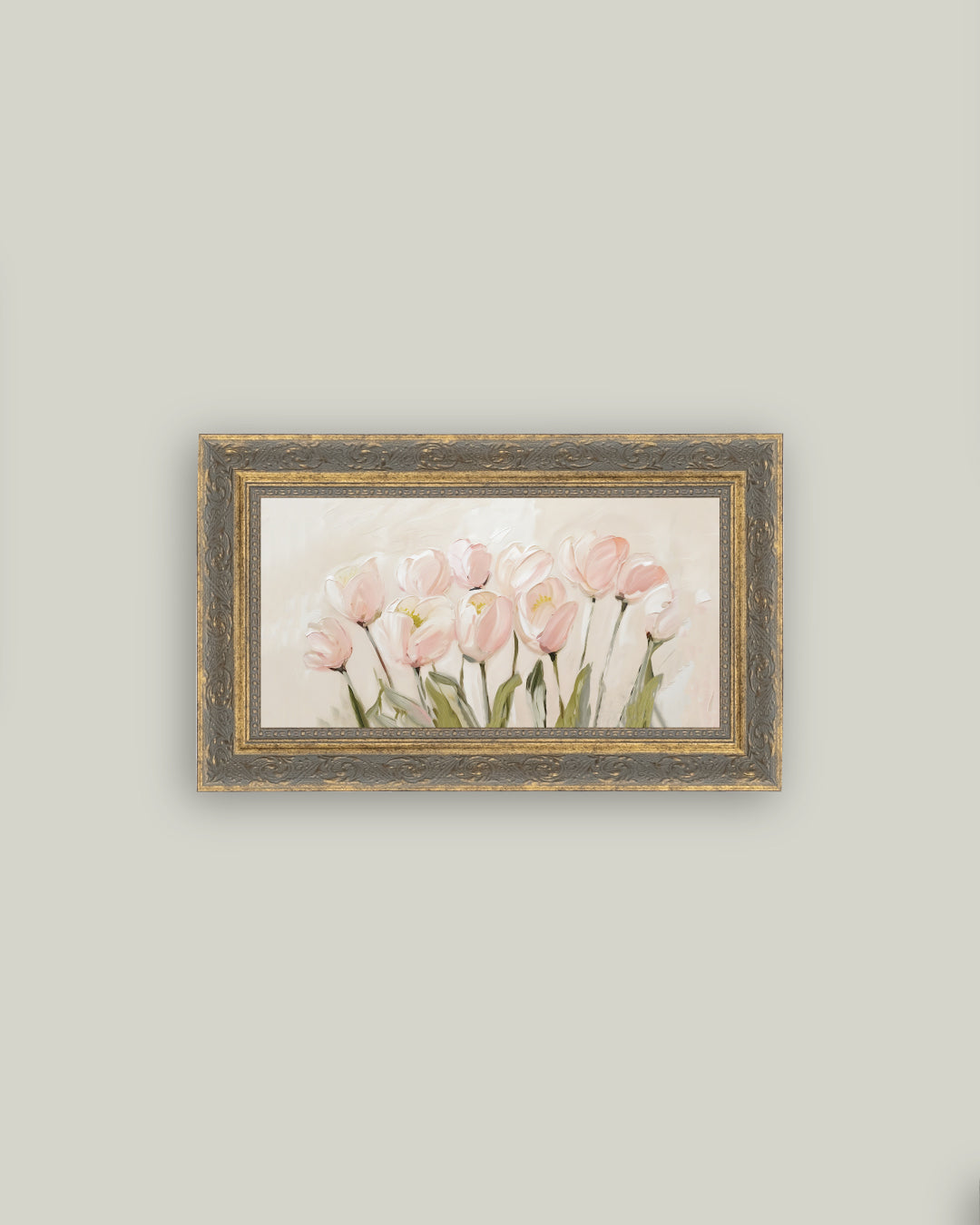 Pink Tulips Patina 5X7