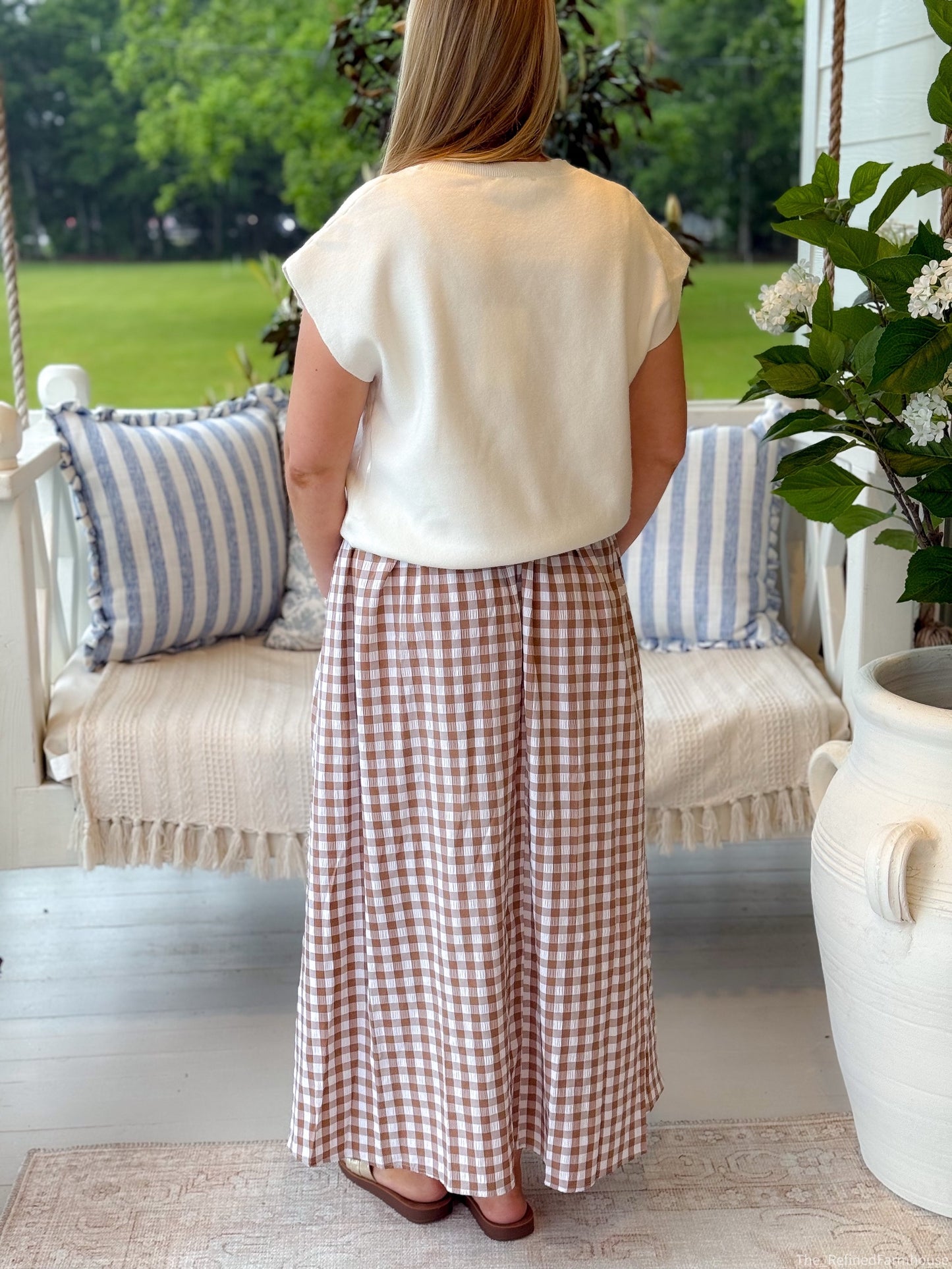 Caramel Picnic Midi Set